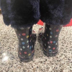 Carter’s Toddler Rain Boots. NWT. Never worn. Fur lined.